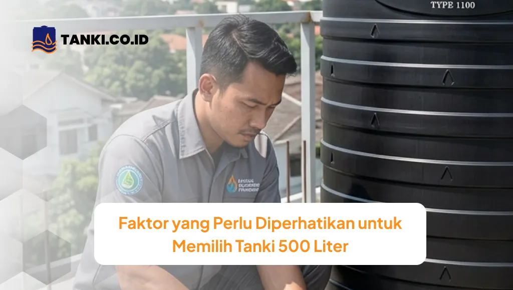 Faktor yang Perlu Diperhatikan untuk Memilih Tanki 500 Liter