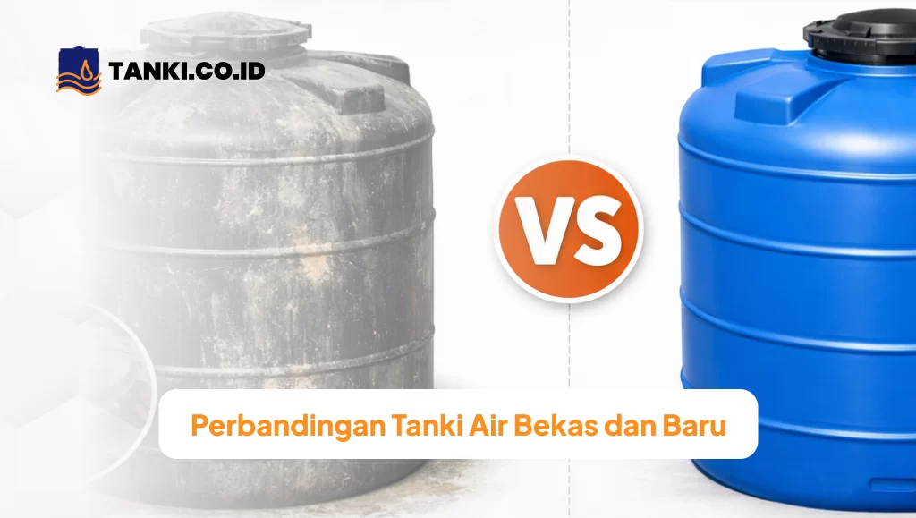 Perbandingan Tanki Air Bekas dan Baru