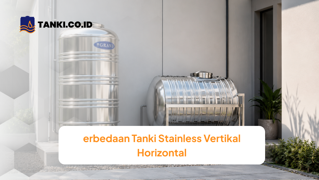 Perbedaan tanki Stainless Vertikal  dan Horizontal