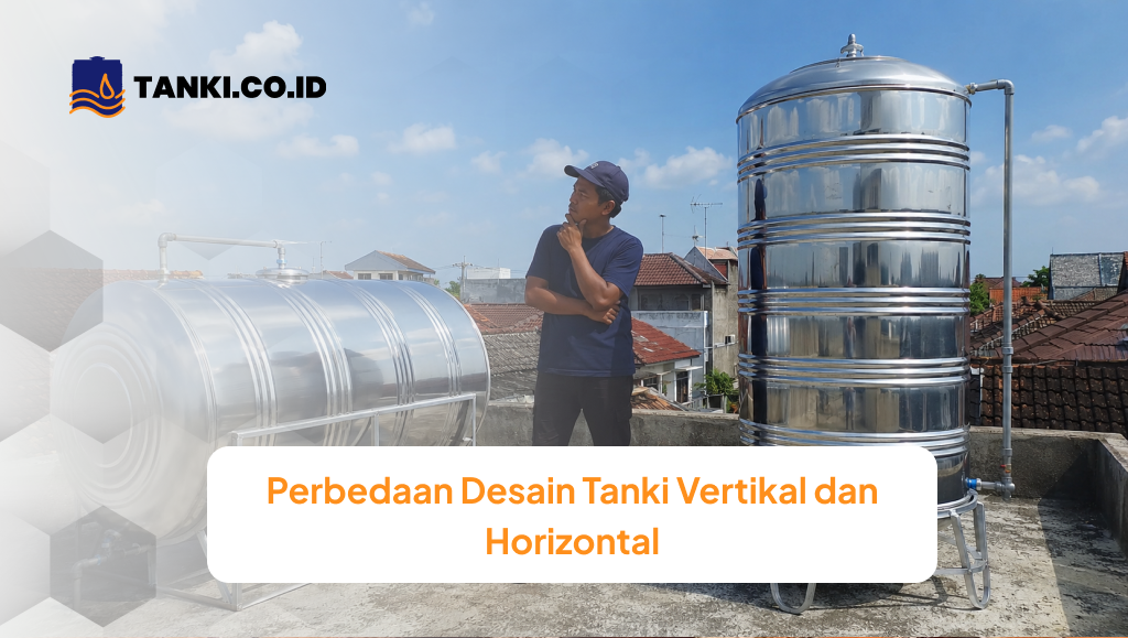 Perbedaan Desain Tanki Vertikal dan Horizontal