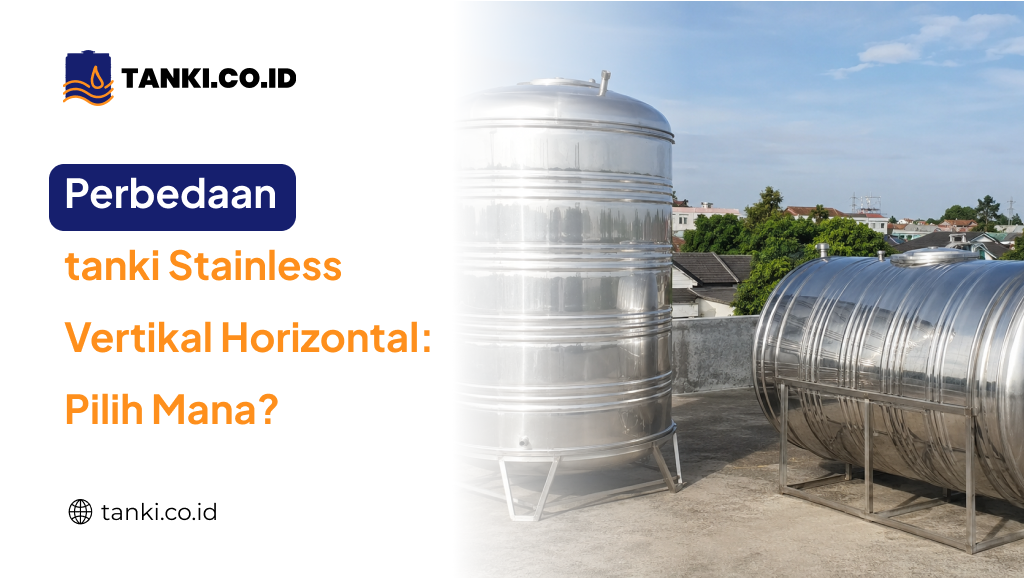 Perbedaan tanki Stainless Vertikal Horizontal: Pilih Mana?