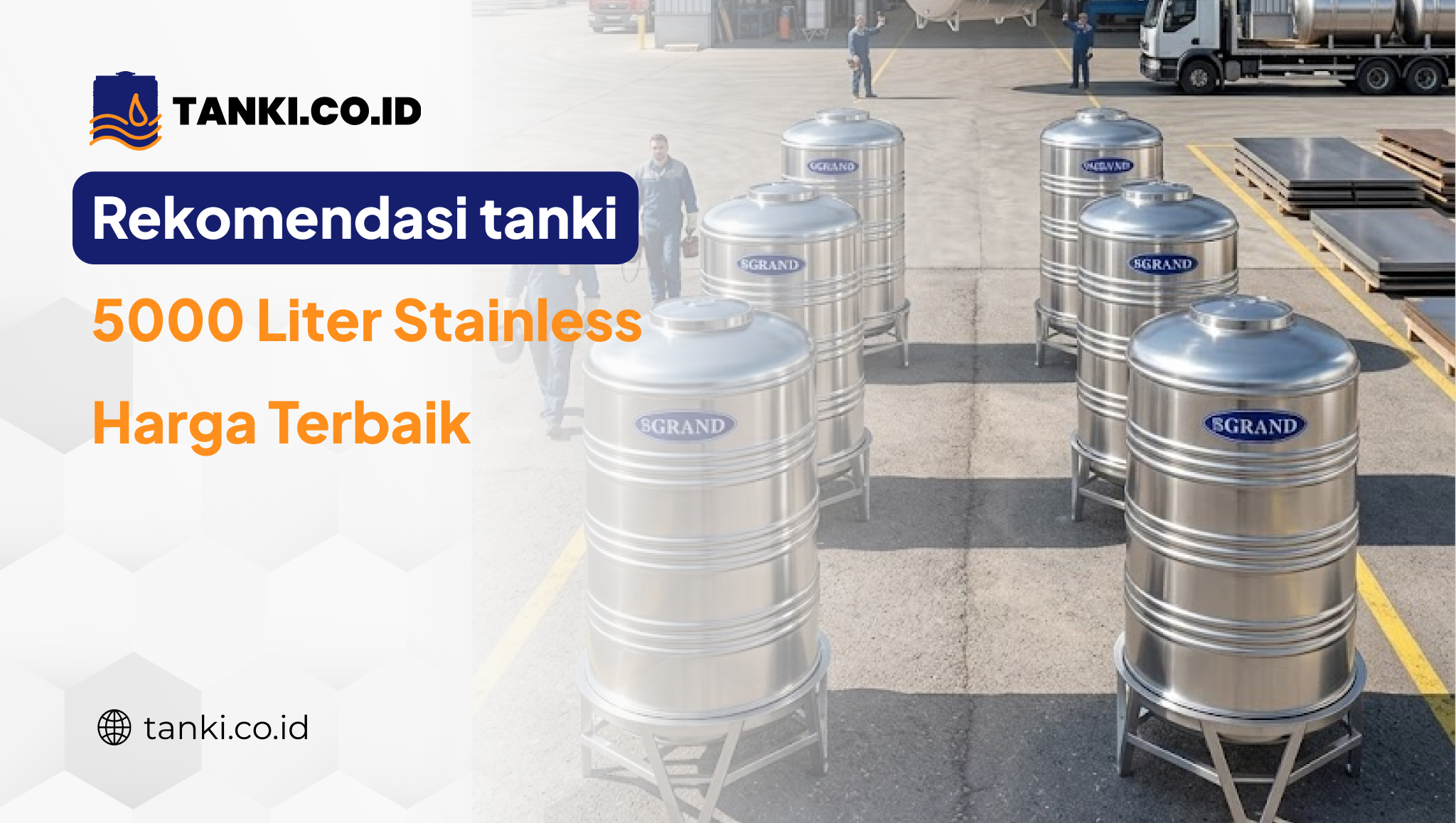 Rekomendasi Tanki Stainless 5000 Liter Terbaik di Pasaran