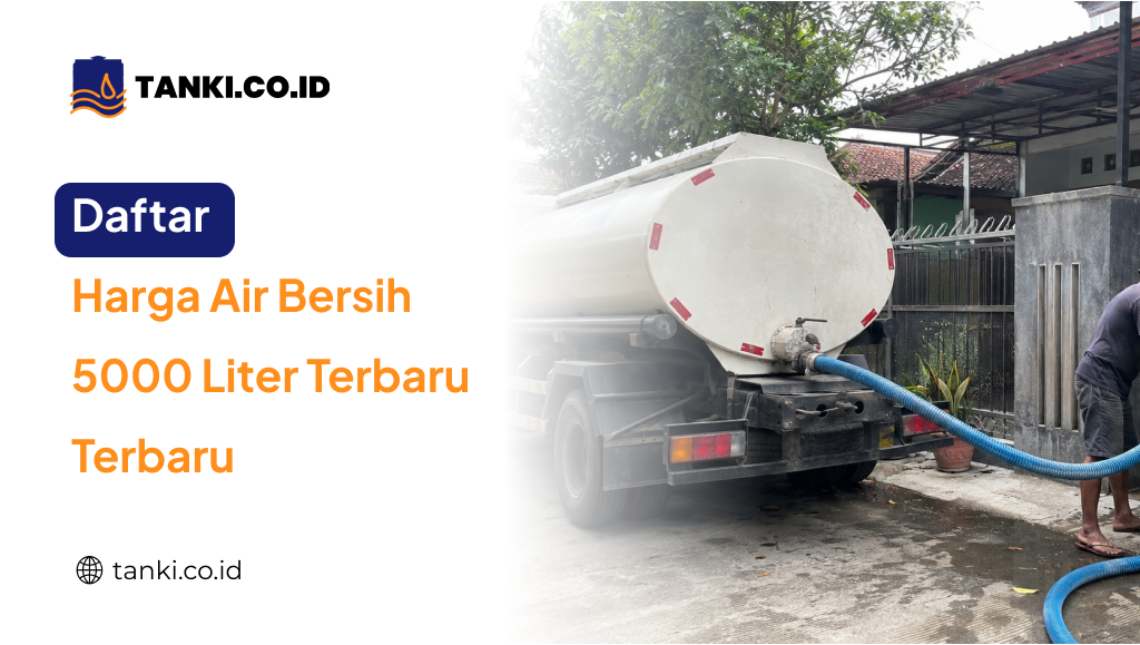 Daftar Harga Air Bersih 5000 Liter